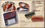 Twin Brogue Shoe Shine Kit