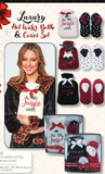 Luxury Plush Hot Water Bottle + Cosy Slippers