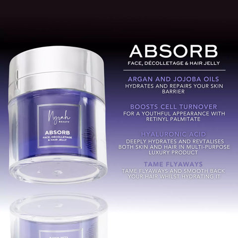 Nyrah beauty Absorb — Moisturising Face & Hair Serum