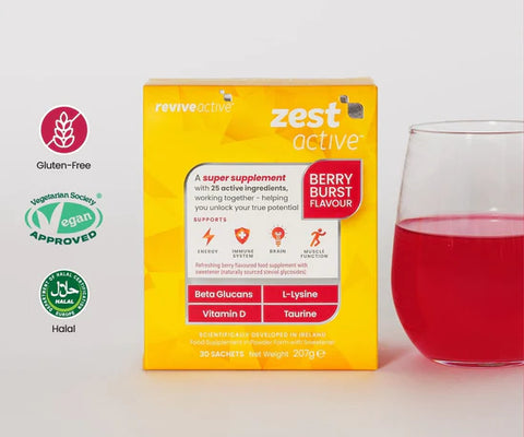 Revive Zest Active Berry Burst Flavour 30 sachets