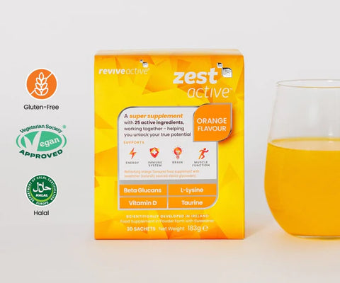 Revive Zest Active Orange Flavour 30 Sachets
