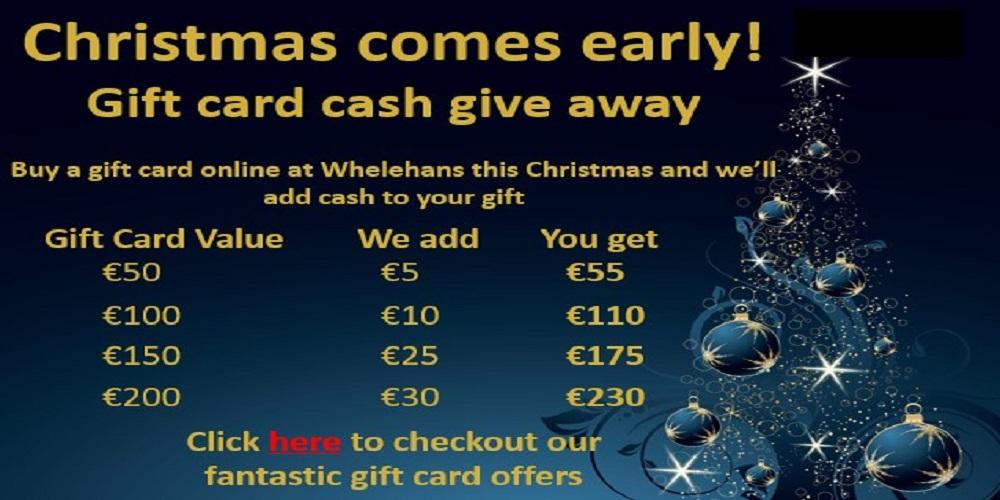 Buy gift cards this Christmas